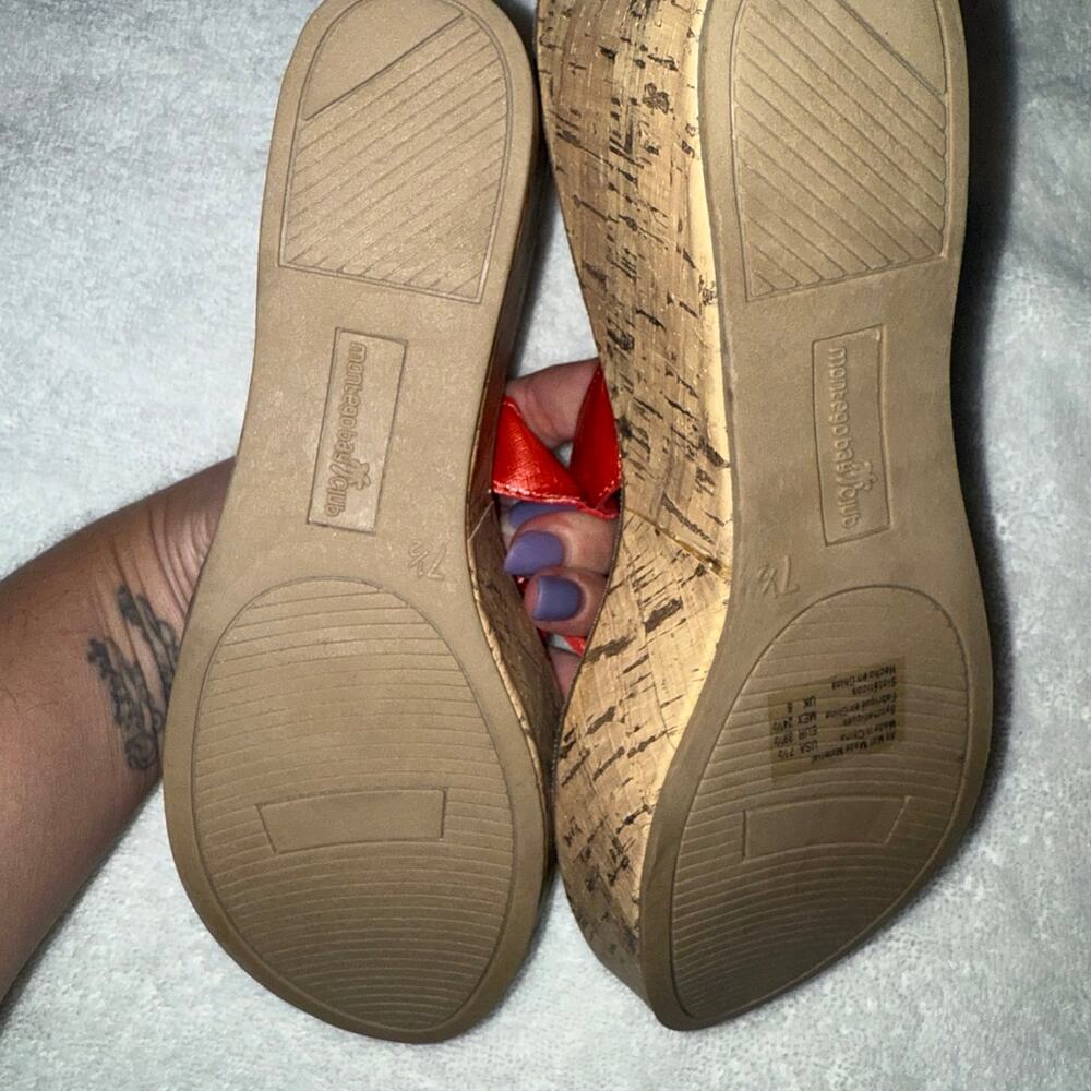 Sandals flip flop wedge -7.5 - Picture 4 of 5